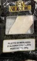 Mängden socker i Filetto di merluzzo d’Alaska congelato