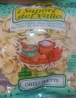 Mängden socker i Orecchiette