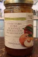 Mängden socker i Confettura extra di mango di sicilia con pescabivona igp