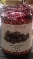 Mängden socker i Confettura di mirtilli
