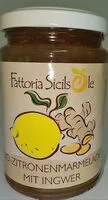 Mängden socker i Bio-Zitronenmarmelade mit Ingwer