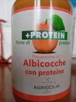 Mängden socker i Albicocche con proteine