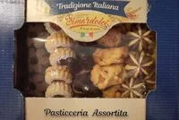 Mängden socker i Pasticceria assortita