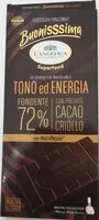 Mängden socker i Buonisssima cioccolato fondente 72% cacao