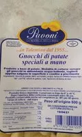 Mängden socker i Gnocchi di patate speciali a mano