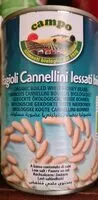 Mängden socker i Fagioli cannellini lessati bio