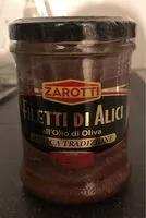 Mängden socker i Filets d'anchois