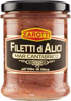 Mängden socker i Filetti di alici ma cantabrico all'olio di oliva