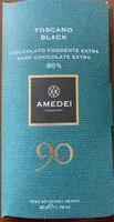 Mängden socker i Cioccolato fondente extra 90%