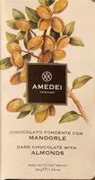 Mängden socker i cioccolato fondente con mandorle