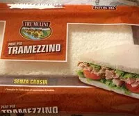 Mängden socker i Pane per tramezzino