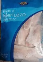 Mängden socker i Filetti di merluzzo Atlantico