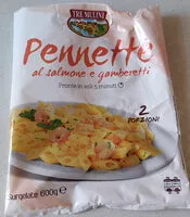 Mängden socker i Pennette al salmone e gamberetti