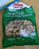 Mängden socker i Arachidi in guscio tostate