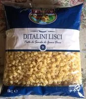 Mängden socker i Ditalini lisci