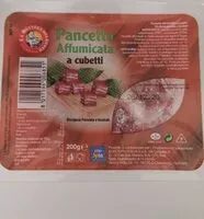 Mängden socker i Pancetta Affumicata a cubetti