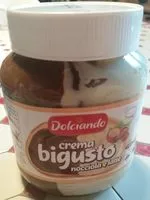 Mängden socker i Crema bigusto nocciola e latte