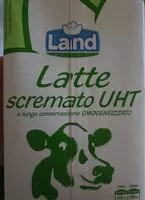 Mängden socker i Land Latte scremato UHT