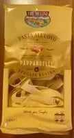 Mängden socker i Pappardelle - pasta all’uovo