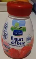 Mängden socker i Yogurt da bere fragola