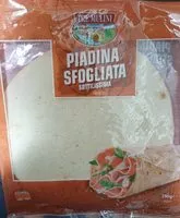 Mängden socker i Piadina sfogliata