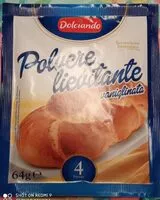 Mängden socker i Polvere lievitante