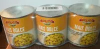Mängden socker i Mais dolce