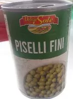 Mängden socker i Piselli fini