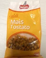 Mängden socker i Mais tostati