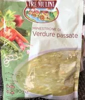 Mängden socker i Minestrone di verdure passate