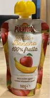 Mängden socker i Mela e banana 100% frutta