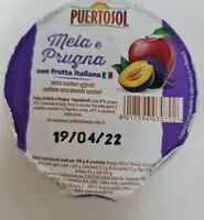Mängden socker i Polpa di mela e prugna
