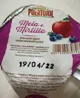 Mängden socker i Mela e mirtilli