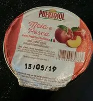 Mängden socker i Polpa di Mela e Pesca
