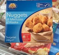 Mängden socker i Nuggets di merluzzo
