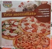 Mängden socker i Pizze trio mozzafiato
