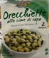 Mängden socker i Orecchiette alle cime di rapa