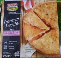 Mängden socker i Focaccia farcita con prosciutto cotto provola affumicata