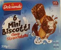 Mängden socker i Mini biscotti gelato