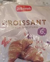 Mängden socker i Croissant senza farcitura
