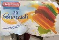 Mängden socker i ghiaccioli