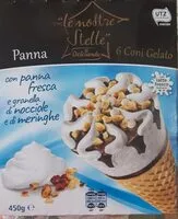 Mängden socker i 6 coni gelato