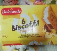 Mängden socker i Biscotti trigusto gelato