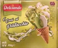 Mängden socker i Coni al pistacchio