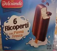 Mängden socker i Ricoperti con panna fresca