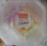 Mängden socker i I sorbetti