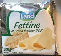 Mängden socker i Fettine al grana padano dop