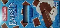 Mängden socker i Barrette di Cioccolato