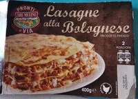 Mängden socker i Lasagne Alla Bolognese