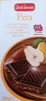 Mängden socker i Cioccolato fondente con pera